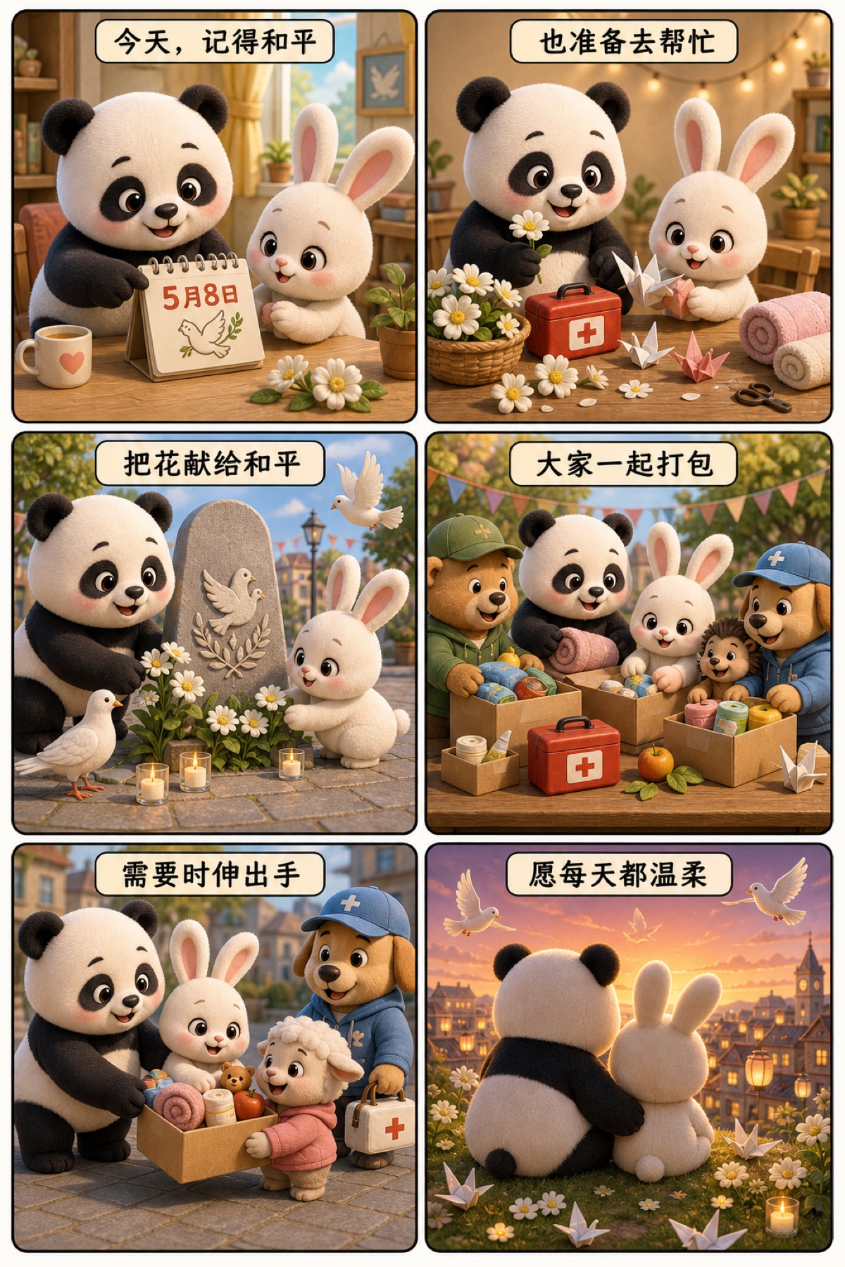 今天，记得和平