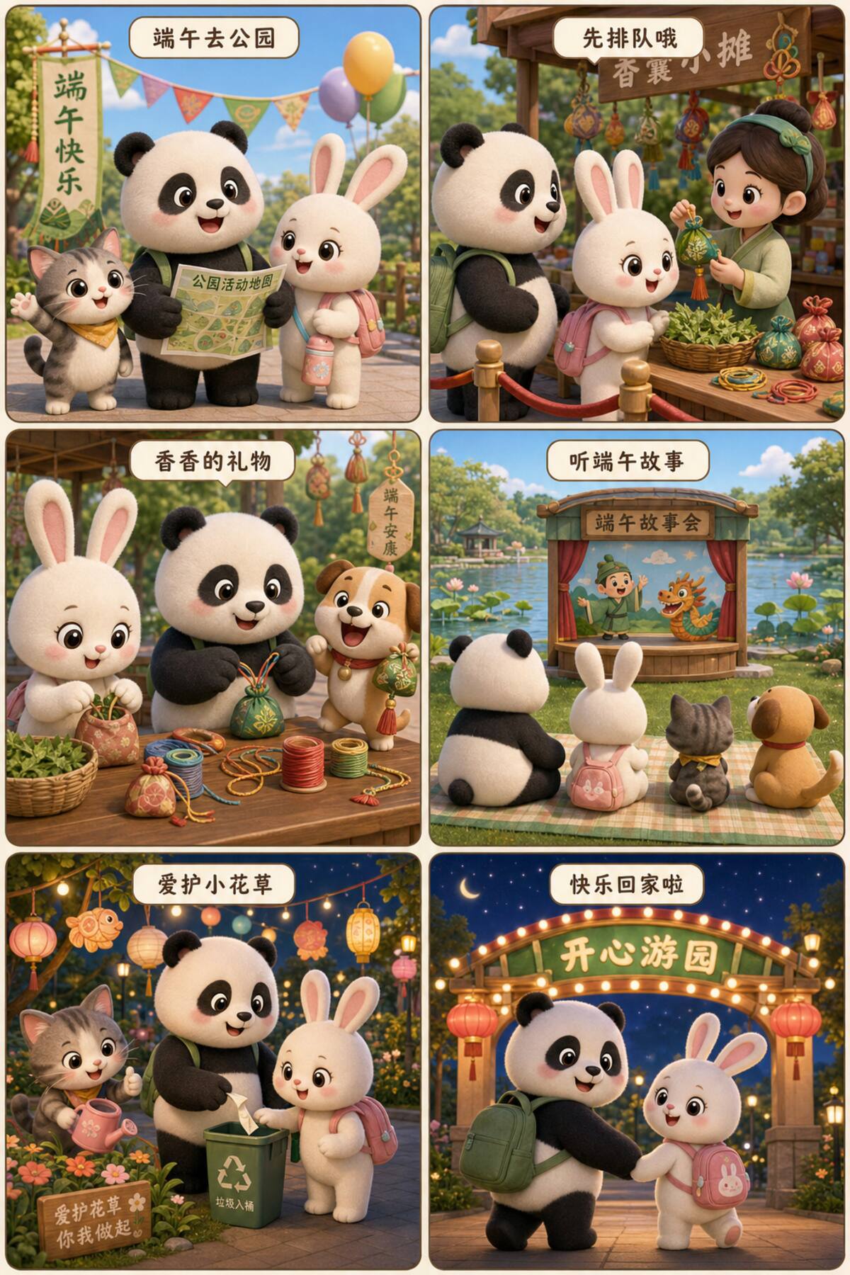 公园端午游