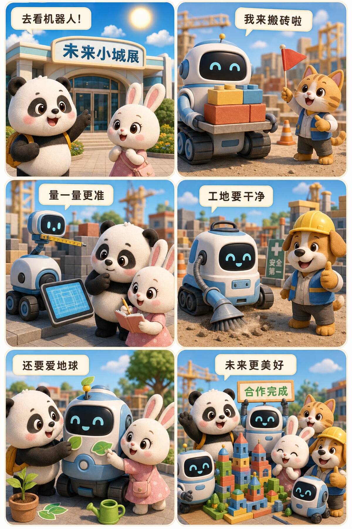 机器人盖城