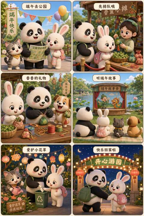 公园端午游
